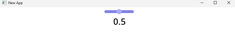 Slider example